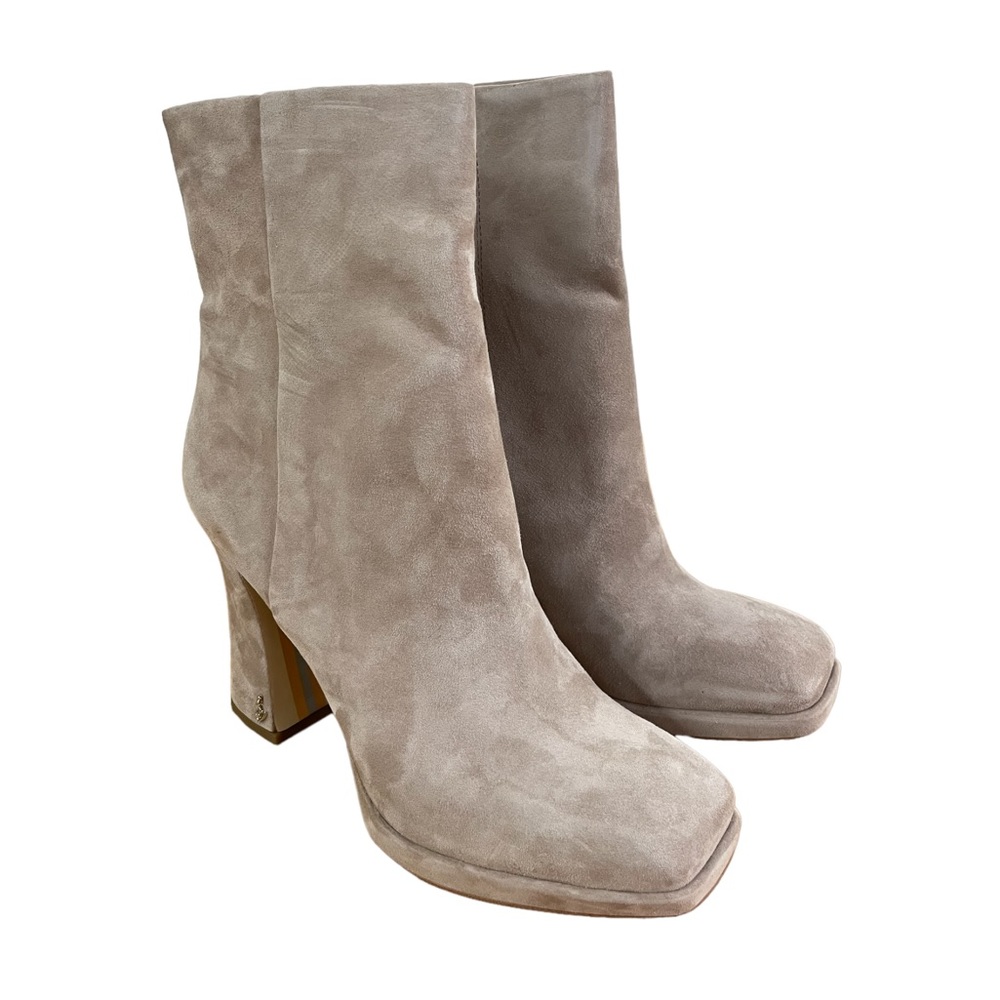 Sam Edelman NWT Jaye, Cashmere Suede heeled bootie 10M